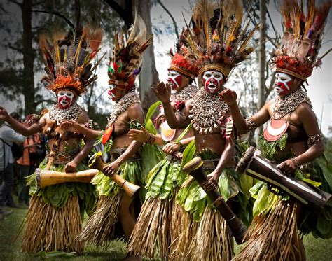 Papua New Guinea Sing Sings Of Papua New Guinea Celebrating The