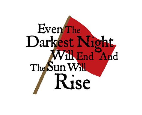 Even The Darkest Night Will End And The Sun Will Painting By Grant