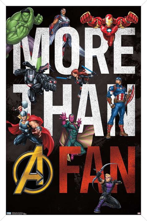 Marvel Comics More Than A Fan Poster