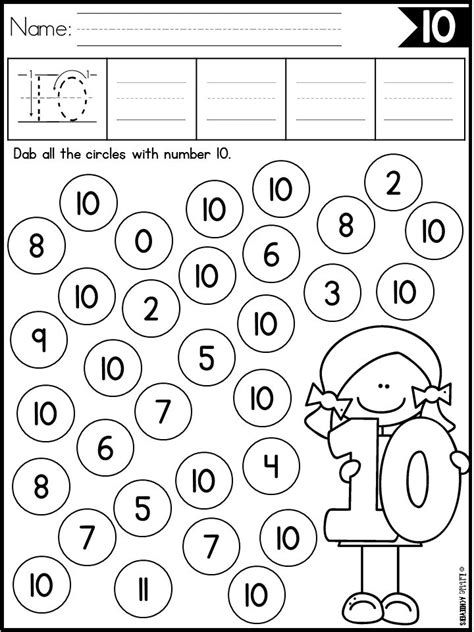 Numbers 1 To 20 Worksheets For Kindergarten