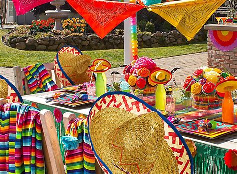 Mexican themed dinner party ideas. Mexican Fiesta Party Ideas - Party City
