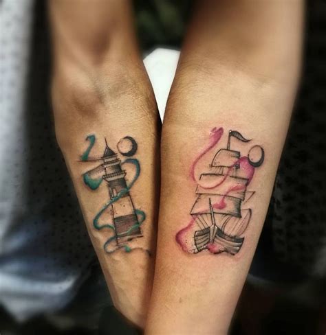 Matching tattoo meanings, designs and ideas with great images for 2021. Ink Your Love With These Creative Couple Tattoos - KickAss Things