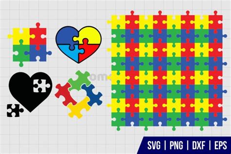 Autism Puzzle Piece Svg Gravectory