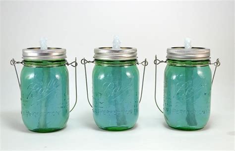 I Am In Love With These Mason Jar Citronella Torches So Easy And So