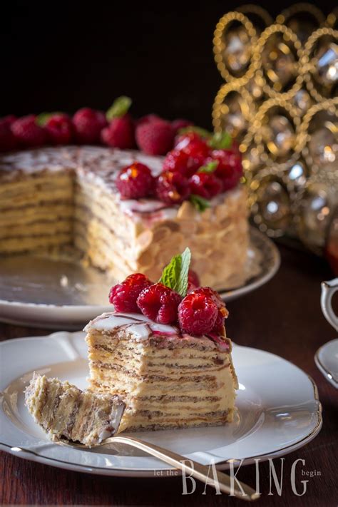 Esterhazy Exceptional Hungarian Cake Made Of Hazelnut Meringue And