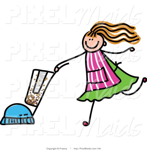 Little Girl Vacuum Clipart Clipground