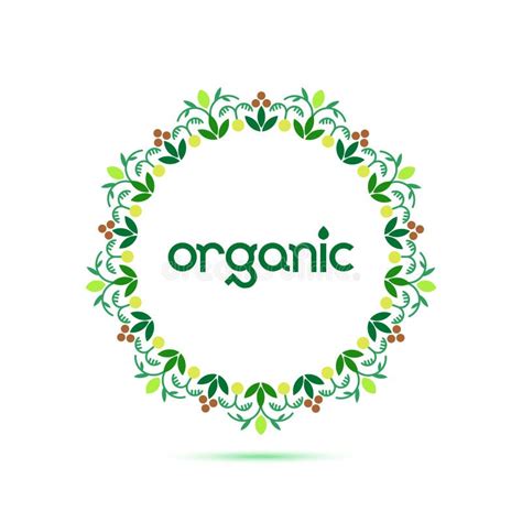 Organic Rosette Logo 001 Stock Vector Illustration Of Label 51821298
