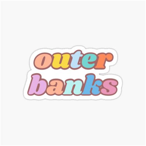 Outerbanks Sticker For Sale By Alexandra755 Redbubble