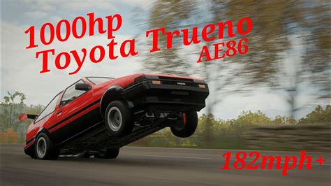 Best 1000hp Toyota Trueno Ae86 Drag Build Tune Forza Horizon 4