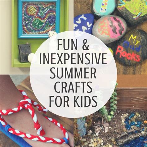 Fun And Inexpensive Summer Crafts For Kids Diva Of Diy