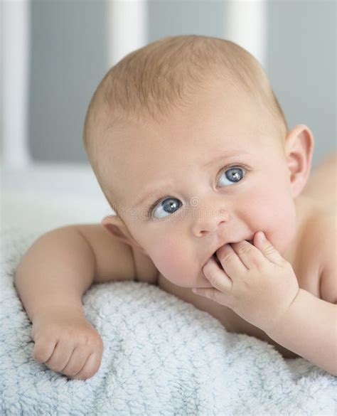 Caucasian Baby Boy Stock Image Image Of Happy Little 95672389
