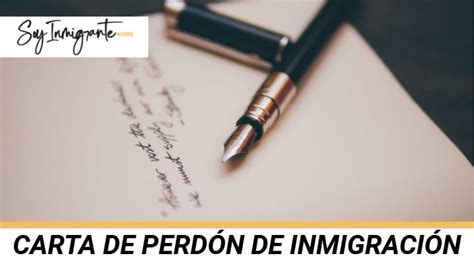 Ejemplos De Cartas De PerdÓn Para Inmigración Imprimir