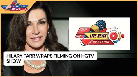 Hilary Farr Wraps Filming On Hgtv Show Youtube