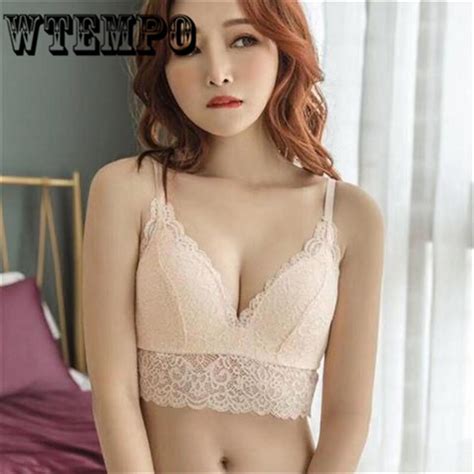 Buy Sexy Lace Bras For Women Push Up Bra Lingerie Bralette Thicken 3 4
