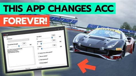 This APP CHANGES Assetto Corsa Competizione Forever ACCFFB Guide