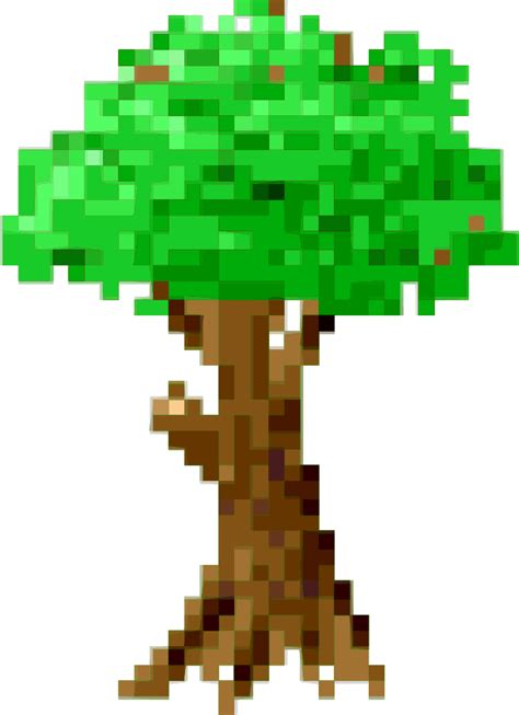 Pixel Tree Openclipart