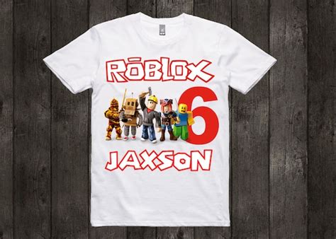 Roblox Personalized Birthday Shirts Any Name T Shirt Hoodie Etsy