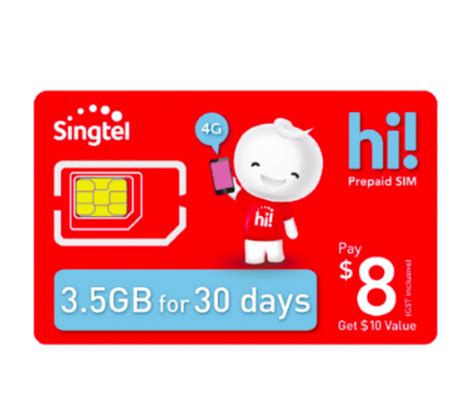 Offering prepaid sim cards at international airports doesn't seem to have caught on in the us. Singtel Prepaid SIM Card For Sale