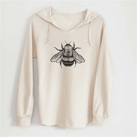 Rusty Patched Bumble Bee Sweatshirt Hoodie Nature Inspired Hand Drawn