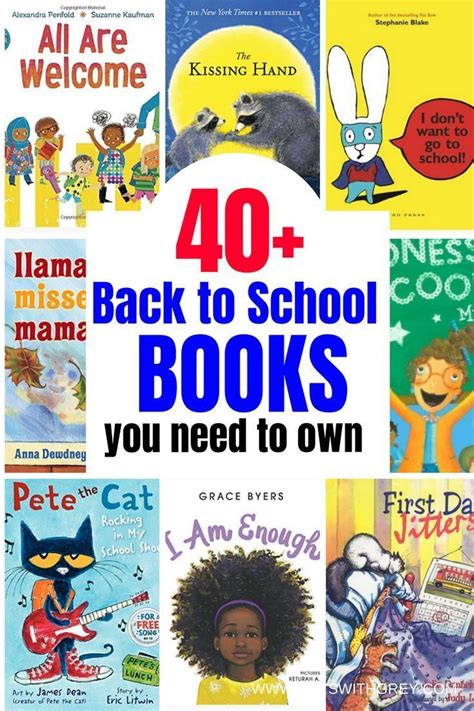 The Best Books For Back To School Kindergarten Books Preschool Books
