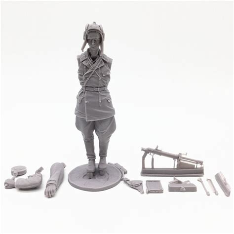 Resin Kit 116 Soldier Figures Ww2 Soviet Tank Soldiers Unpainted And