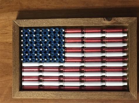 Small bullet casing american flag | Etsy | Bullet casing, Bullet casing crafts, American flag crafts
