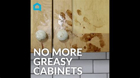 Your finish might survive the first couple of times, but it's not designed for that kind of scouring. How to Clean Greasy Kitchen Cabinets In Under a Minute - YouTube