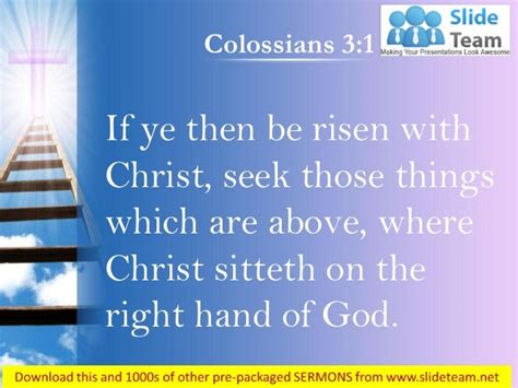 0514 Colossians 31 The Right Hand Of God Power Point Church Sermon