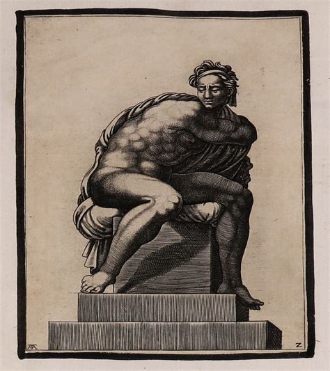 Scultori Adamo Desnudo Sentado Sobre Un Pedestal
