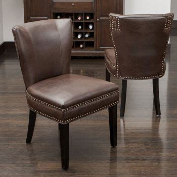 Shop for accent chairs at west elm. Margot 2-pack Accent Chairs | Dining chairs, Leather ...
