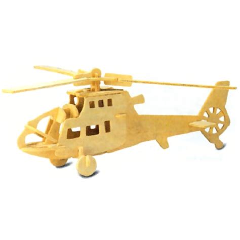 Quay P007 Helicopter Woodcraft Construction Kit