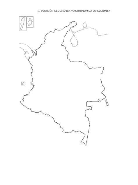 Croquis Del Mapa De Colombia Violencia Agitación