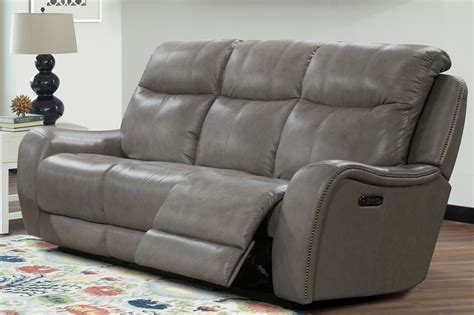 Mammoth Grey Dual Power Reclining Sofa From Parker Living Coleman