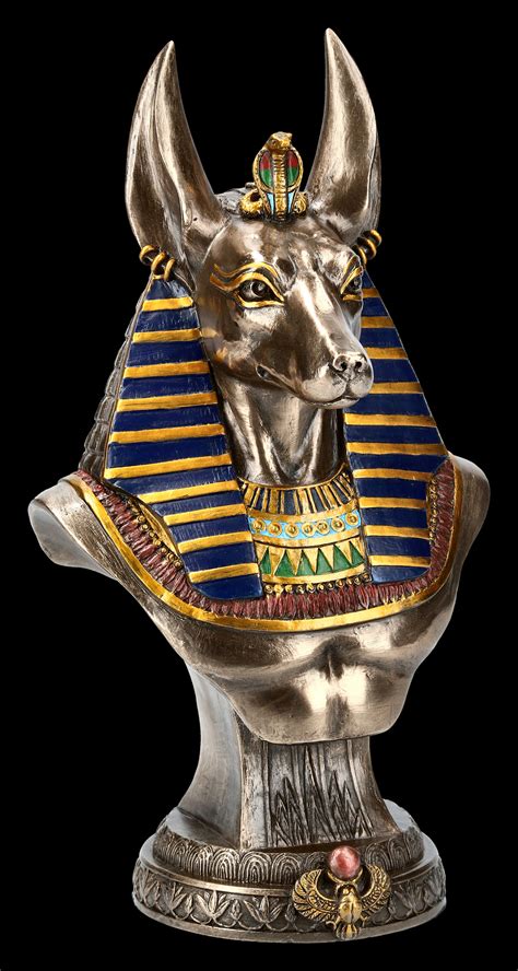 Anubis Bust Egyptian God Of Death Rituals Figuren Shopde