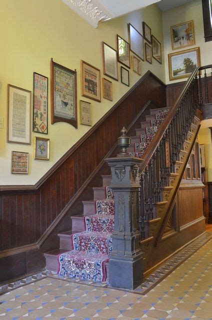 Pin By Greg Probert On Hall Traditional Staircase Victorian Homes