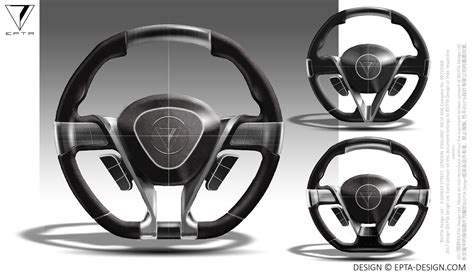 Epta Design Carmen Concept Steering Wheel Design Sketches Car Body Design