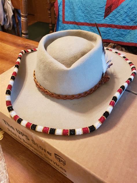 Pin By Emmalyn On Beaded Hats Beaded Hat Native American Beadwork