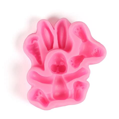 Easter Bunny Silicone Mold Fondant Rabbit Mold Carrot And Etsy