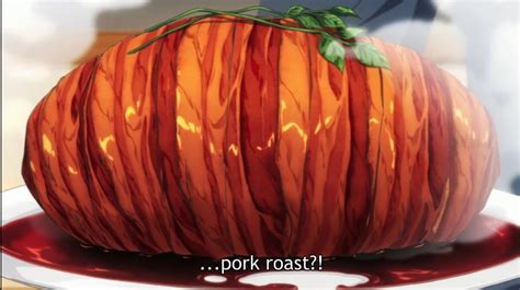 Some yummy recipes from the shokugeki no souma (food wars) manga! Shokugeki no soma Recipes (Food wars) - Roast Pork Just ...