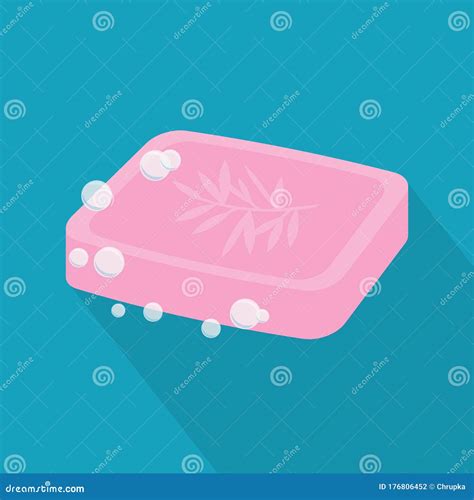 Bar Soap With Bubbles Stock Vector Illustration Of Bathroom 176806452