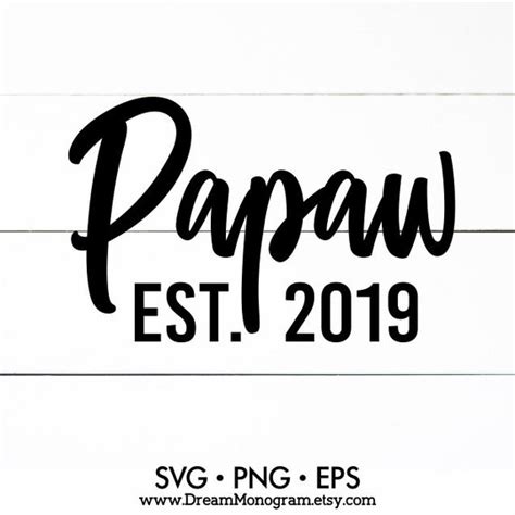 Pawpaw Papa The Legend The Myth Daddy Svg Dxf Eps Cricut Files