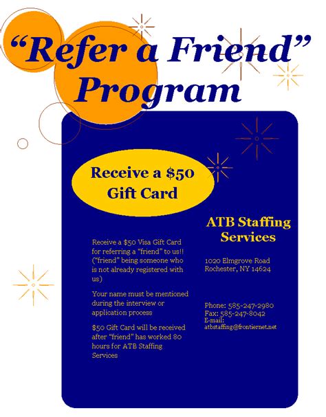 Free Refer A Friend Flyer Template Printable Templates