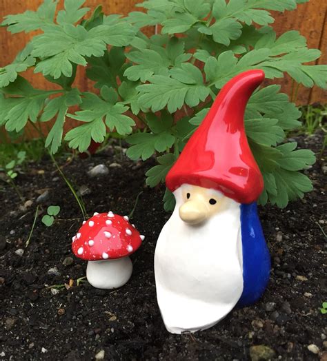 Home And Living Garden Gnomes Handmade Ceramic Gnome Garden Gnome