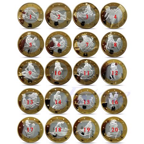 Set Pcs Sex Euro Coins Gold Plated Commemorative Sexy Art Collection EBay