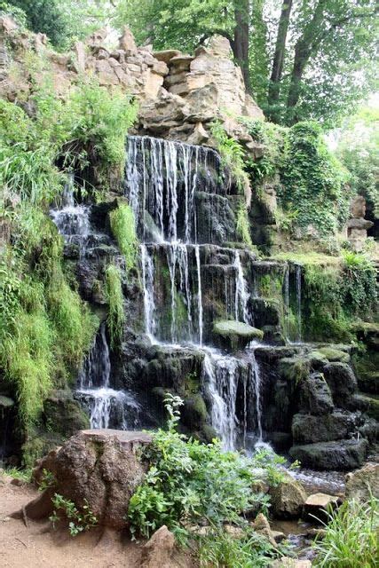 The Man In The Painting Waterfalls Backyard Garden Waterfall Water