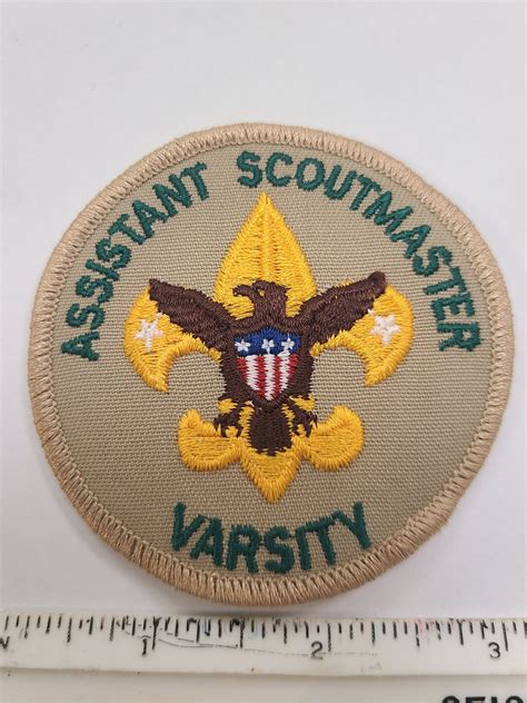 Bsa Assistant Scoutmaster Varsity Emblem — Pine Burr Area Council Boy