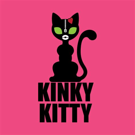 Kinky Kitty Logo Kinky T Shirt Teepublic