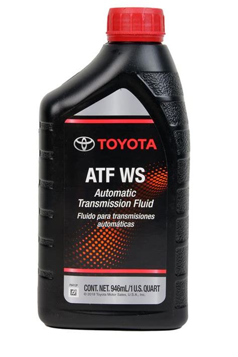 Transmission Fluid Toyota Automatic Transmission Fluid Ws 00289 Atfws