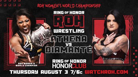 Womens Title Match Announced For Ring Of Honor Tv Lineup Wonf4w