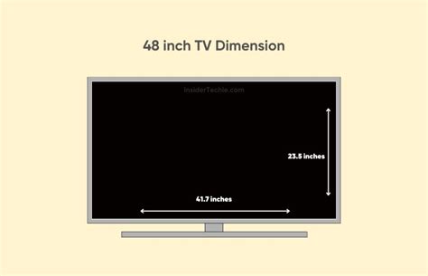 Tv Dimensions And Size Guide